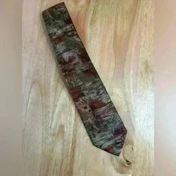 Pierre Cardin‎ Paris Pure Soie Silk Mens Tie - Picture 6 of 9